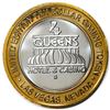 Image 4 : .999 Silver Four Queens Casino Hotel Las Vegas $10 Limited Edition Gaming Token