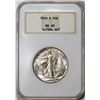 Image 1 : 1940-S Walking Liberty Half Dollar Coin NGC MS60 Old Fatty Holder