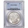 Image 1 : 1897 $1 Morgan Silver Dollar Coin PCGS MS63
