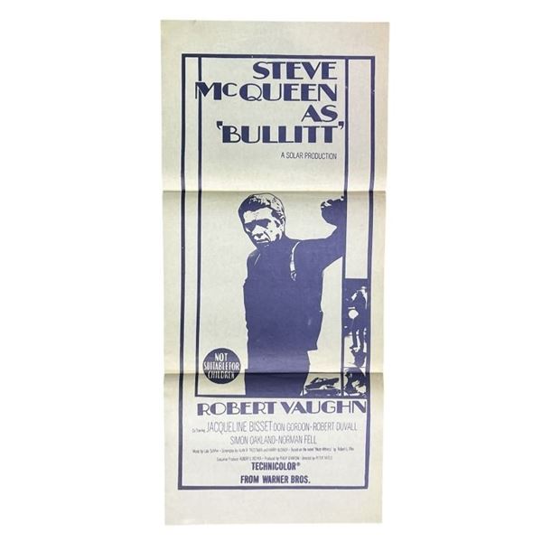 Bullitt (1968) - Poster (13" x 29 1/2")