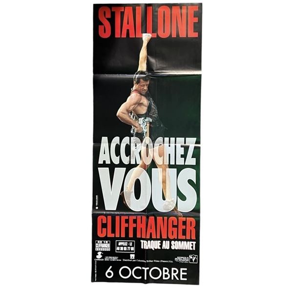 Cliffhanger' (1993) - French Poster (23 1/2" x 61 1/2")