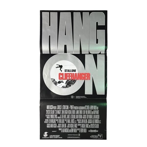 Cliffhanger' (1993) -  Poster (13 1/2" x 25 1/2")