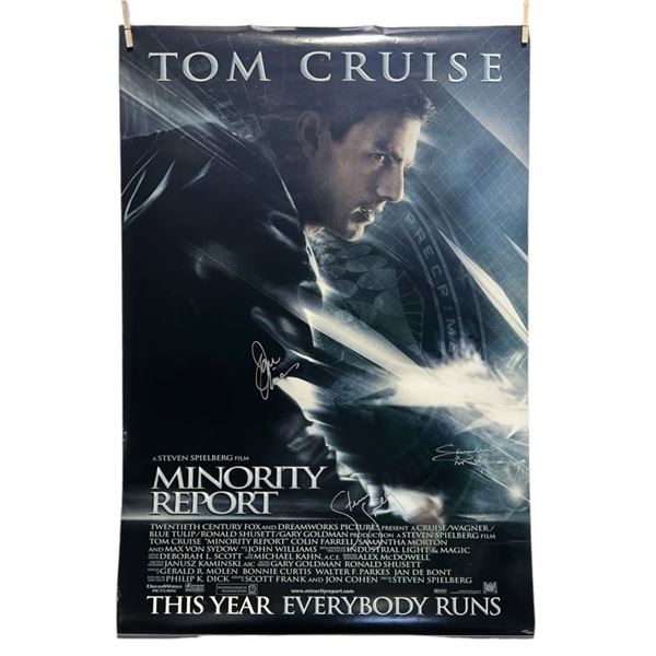 Minority Report (2002) - Signed by 3 Poster (27x39)
