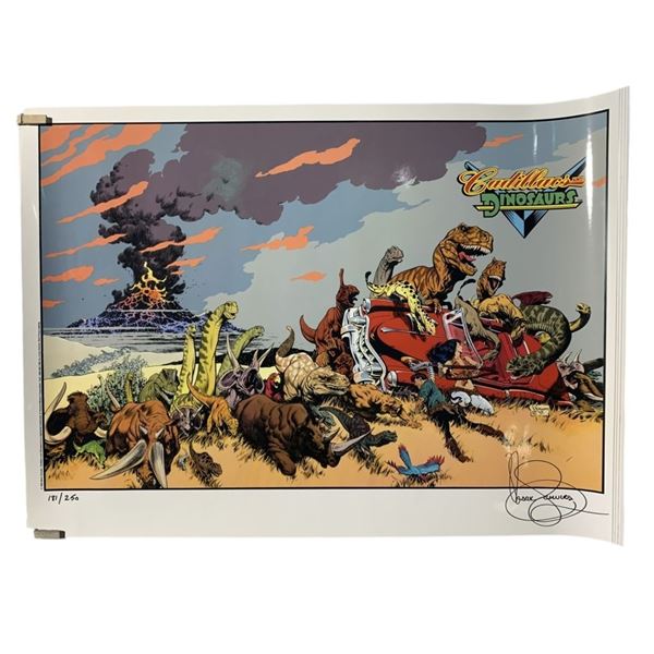 Cadillacs and Dinosaurs (1993–1994) - Artist Mark Schultz Signed Poster (19x26)
