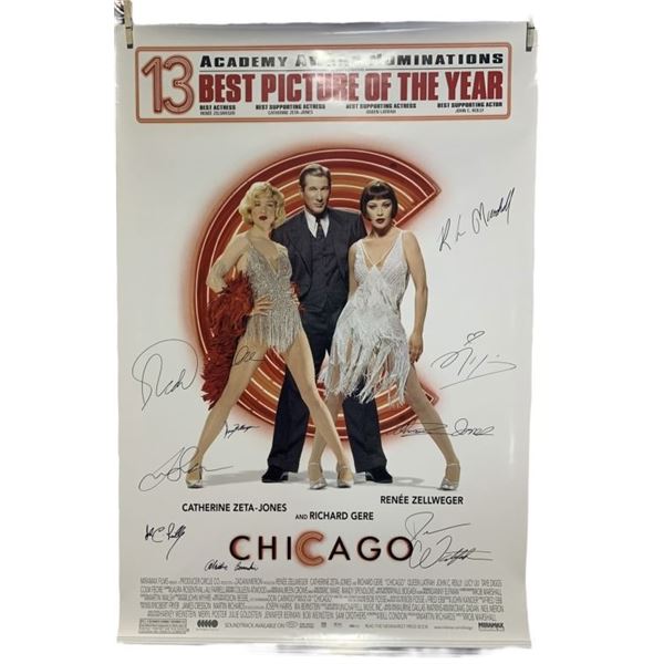 Chicago (2002) - Signed by 9 Poster (27x39)