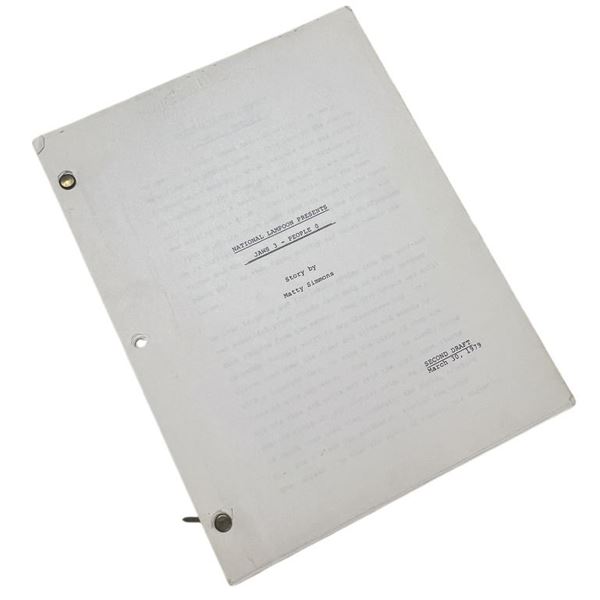National Lampoon's Jaws 3, People 0 (1979) - Unfilmed Script
