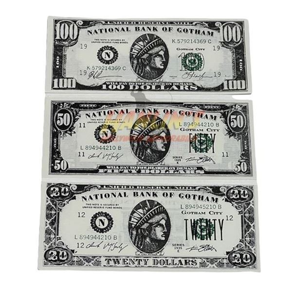 Batman Forever (1995) - 20, 50 and 100 Dollar Money Set