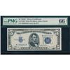 Image 1 : 1934C $5 Silver Certificate PMG 66EPQ