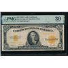 Image 1 : 1922 $10 Gold Certificate PMG 30
