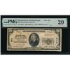 Image 1 : 1929 $20 Doylestown PA National PMG 20