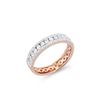 Image 1 : 14KT Rose Gold 0.70ctw Diamond Ring