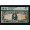 Image 1 : 1906 $20 Gold Certificate PMG 25