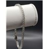 Image 4 : Plated Rhodium 7.0ctw White E-F Fire Moissanite Bracelet