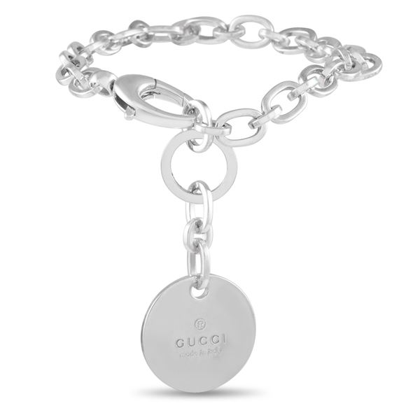Gucci Silver Trademark Chain Bracelet