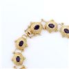 Image 2 : Plated 18KT Yellow Gold 5.05cts Amethyst Bracelet