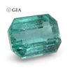 Image 2 : Impressive 3.1 Ct GIA Certified Natural Emerald