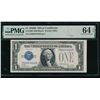 Image 1 : 1928B $1 Silver Certificate PMG 64EPQ