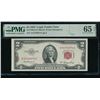Image 1 : 1953 $2 Legal Tender Note PMG 65EPQ