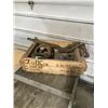 Image 1 : Wood Ammo crate with 14 FT Chain 2 Hooks, Boomer,