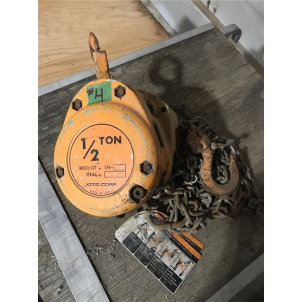 1/2-ton Chain hoist