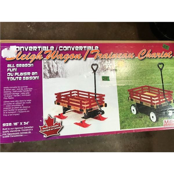 New Sleigh / Wagon Combo still in box