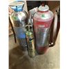 Image 1 : 3 Vintage Fire Extinguishers - Red Ansul Silver +