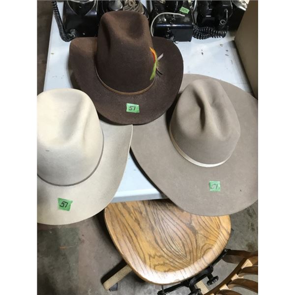 3 Vintage Cowboy Hats 2 Smithblit l -