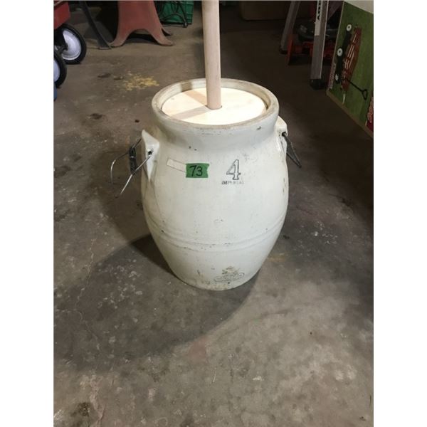 #4 butterchurn crock