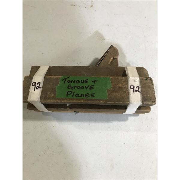 Antique Tongue + Groove Planes