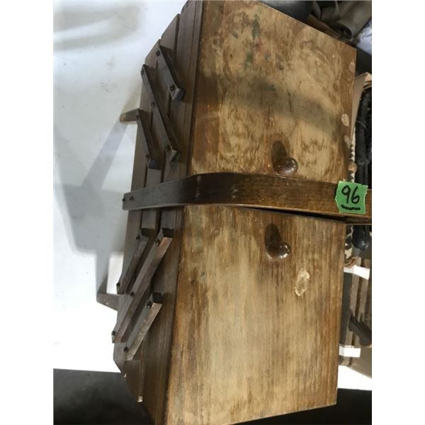 Vintage Accordion Sewing Chest