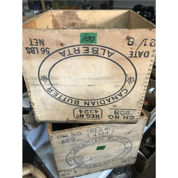 2-Canadian Butter Alberta Boxes