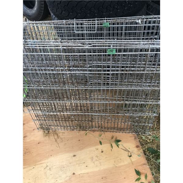 2 metal Folding cages