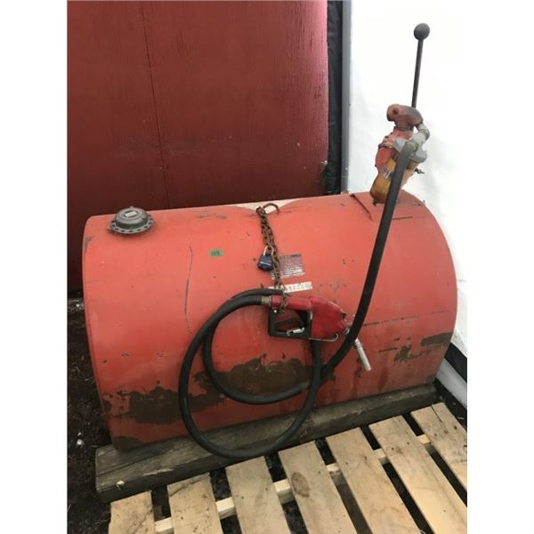 99gal Westeel Fuel tank w/hand Pump New hose &