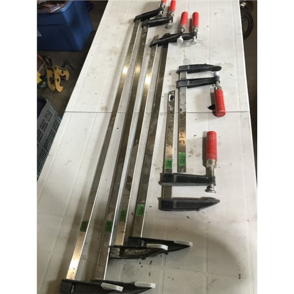 6-Wood Clamps 2-48" 2-36" 2-16"