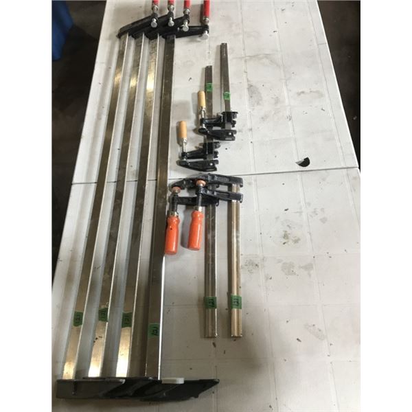 8-Wood Clamps 4-40" 4-12"