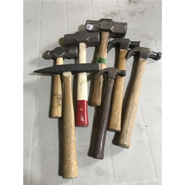 7 Wood handle hammers