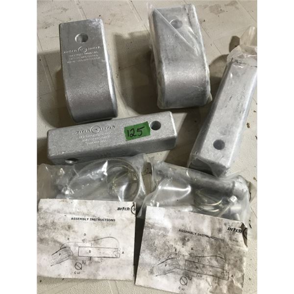 2-sets Ditch-hitch for pulling with a strap - New