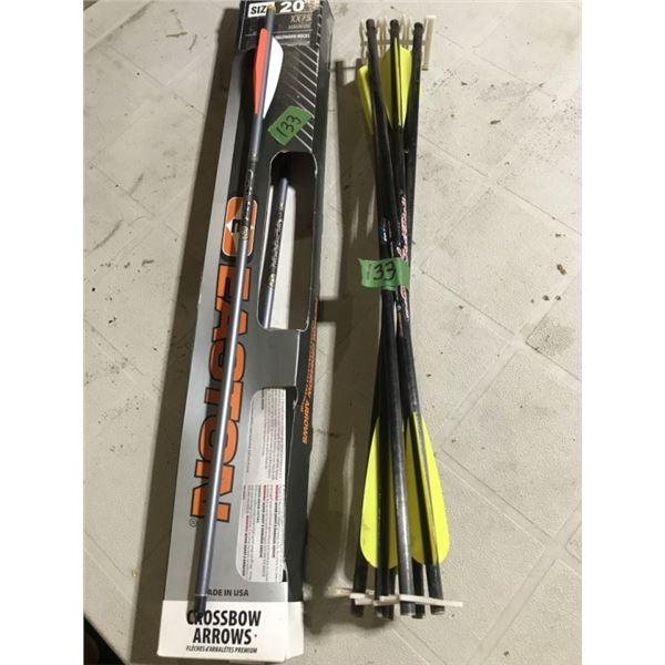2 pkgs of 6 crossbow Arrows - NEW 20"