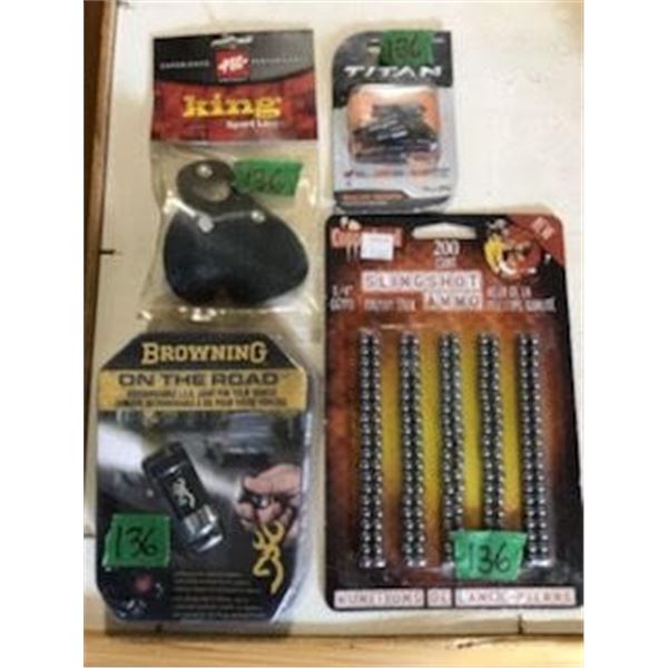 Browning LED Light, 200 Ball bearings, 6 bullet