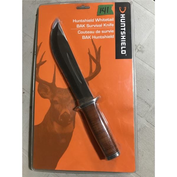 New Huntshield Whitetail BAK Survival knife