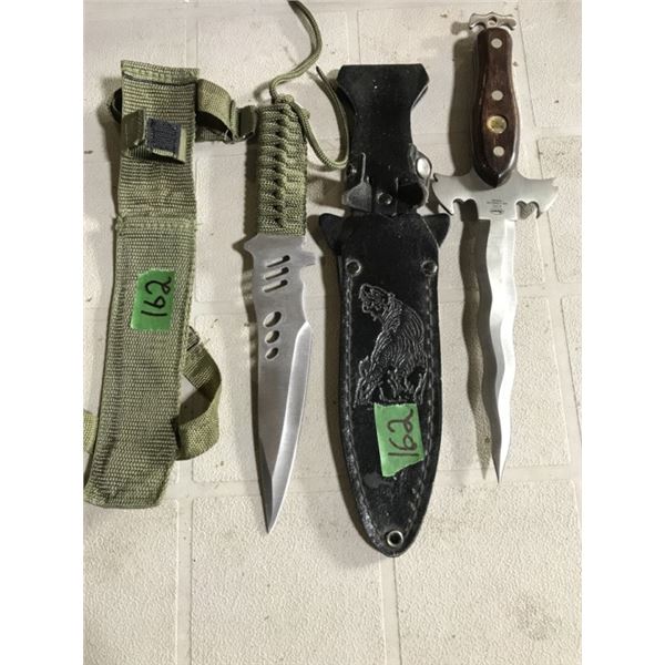 2 collector knives - unique