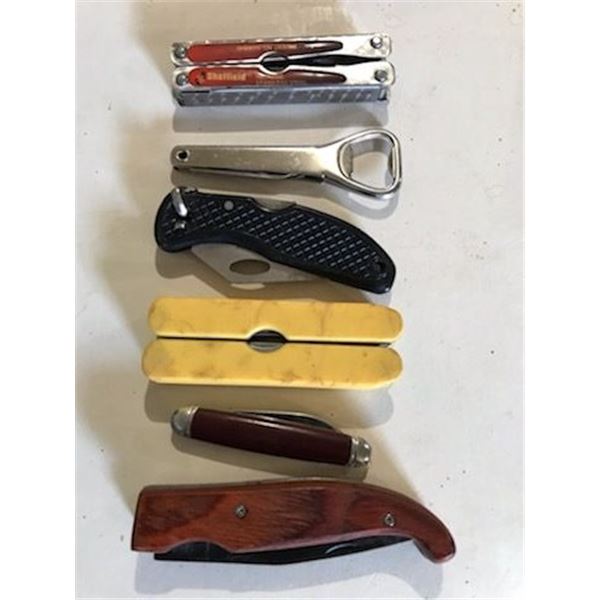 6 Various Collector Knives