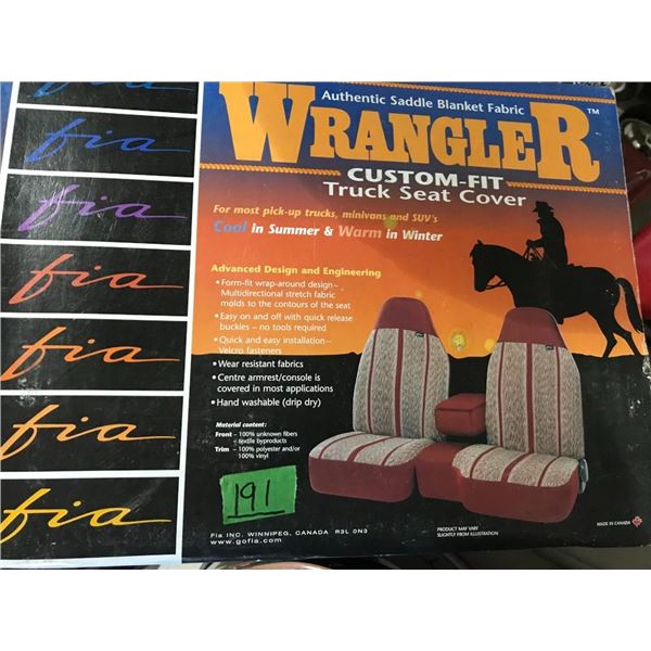 Wrangler Seat Covers - Black in box