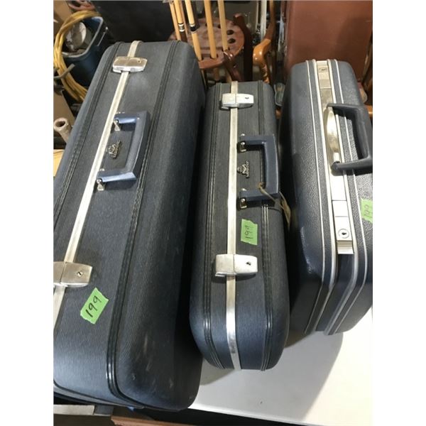 3 pieces of Vintage luggage Very good Condition