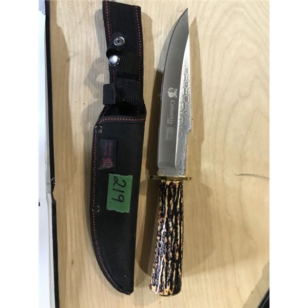 Hunting Knife Columbia TBE USA Sabre w/sheath