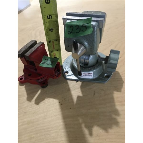 2 small Vises - 2" Jeweller vise + 2.5" Pana Vise