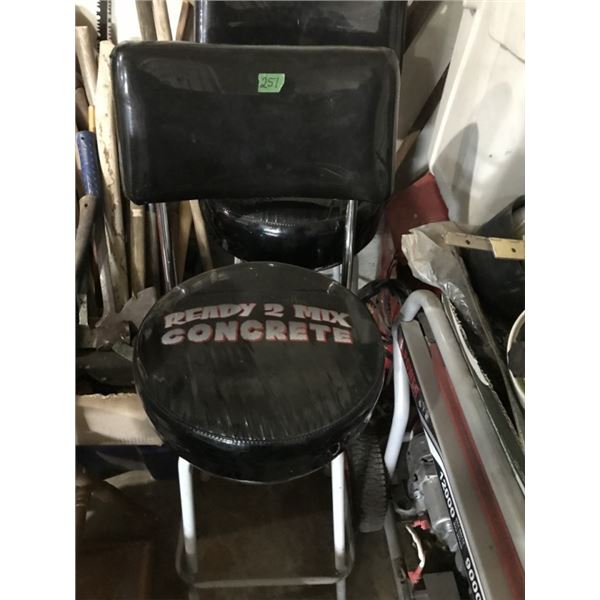 2 Collectable Stools "Ready to mix Concrete"