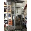 Image 1 : 1-Tall Glass Showcase with 3 shelves
