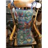 Image 1 : Solid Wood Rocking Chair with cushion