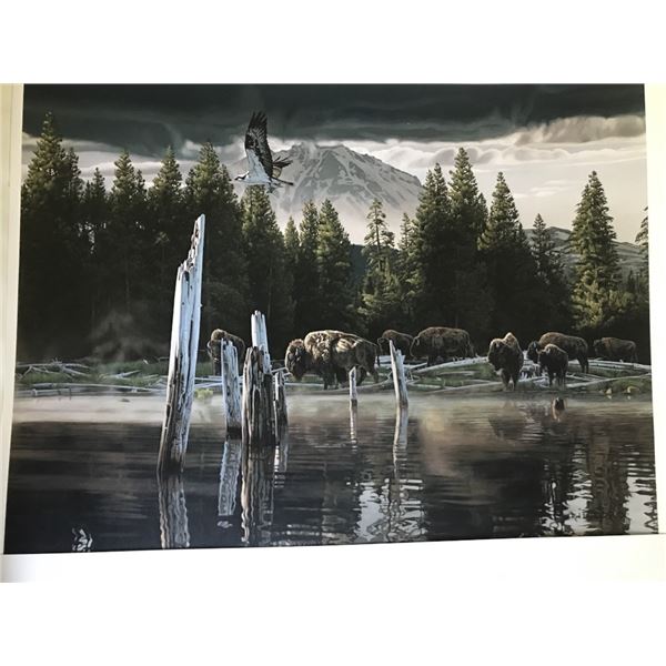 Signed Print: "An Early Light Breakfast"